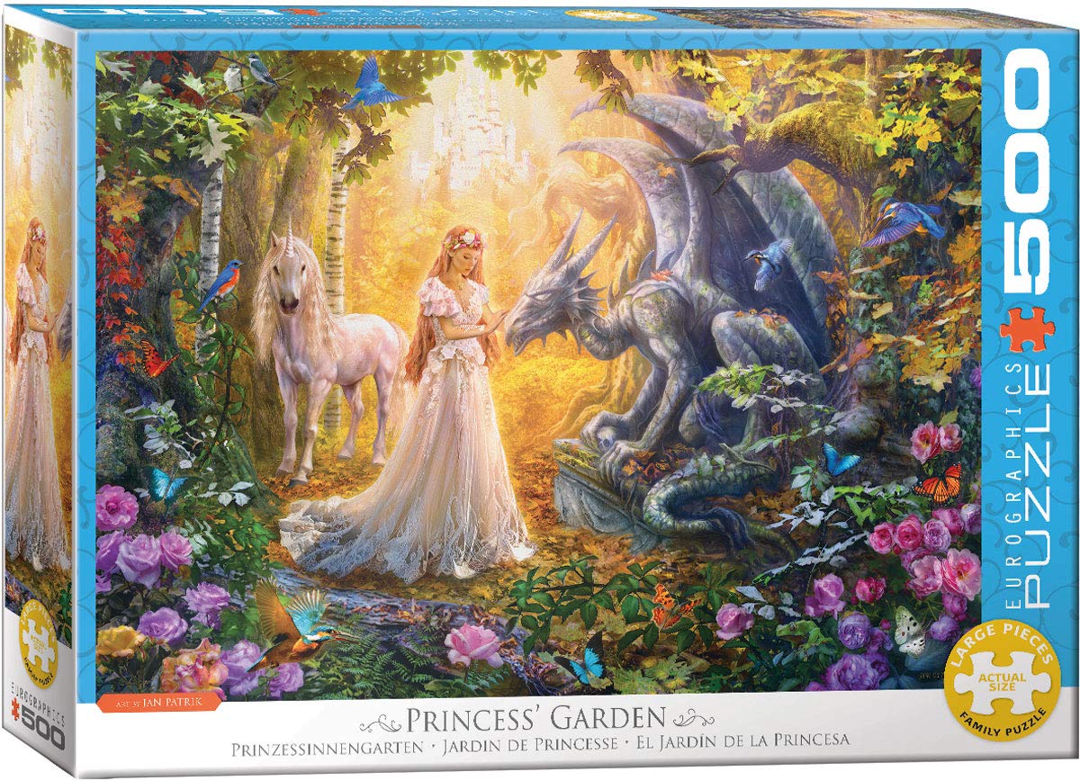 Eurographics 6500-5458 Princess' Garden by Jan Patrik Puzzle, Various, 48 x 68 cm