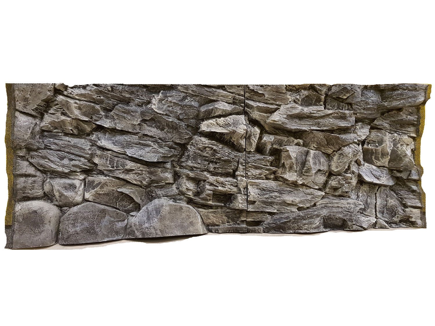 Buy Aqua Maniac 3D Aquarium Background in Two Sections, Grey Rock