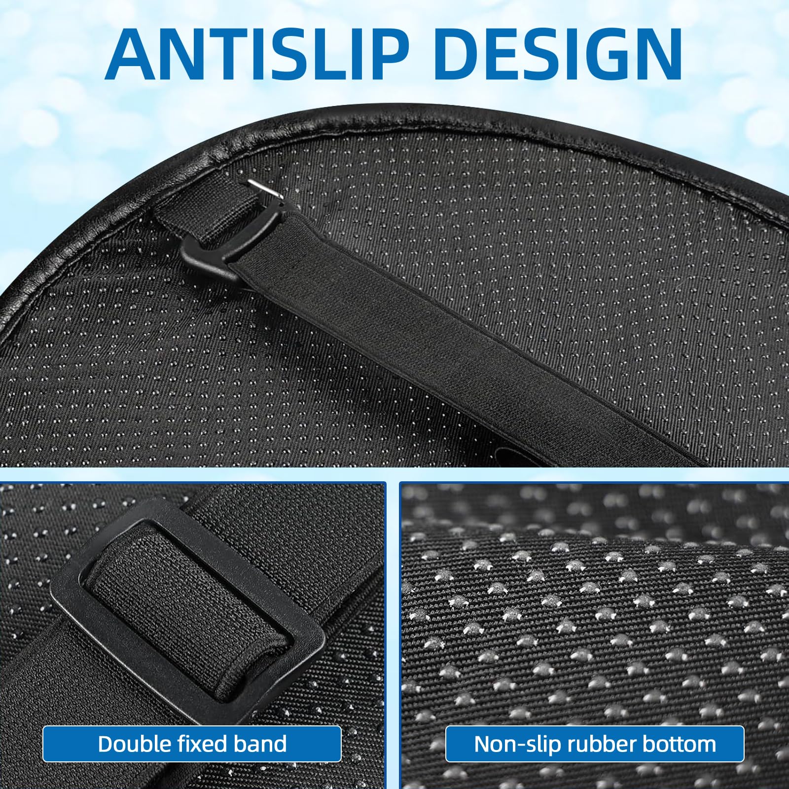 Cuscinetto in gel universale per sella da moto, imbottitura ammortizzante in nido d'ape 3D, antiscivolo e traspirante, con coprisedile, per guida a lunga e breve distanza