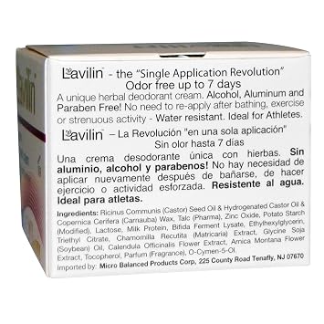 Lavilin Underarm Deodorant Cream, 12.5 Gram