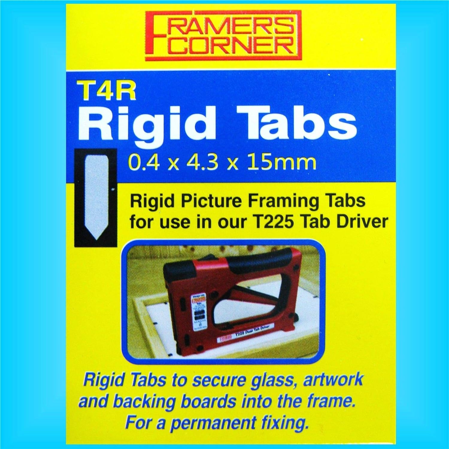 Charnwood 5000 Rigid Tabs for T220 T225 C306 C325 Logan Tab Driver