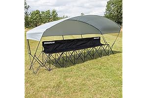 QUICKPLAY PRO Folding Portable Bench: 6 Seats for Ample Seating