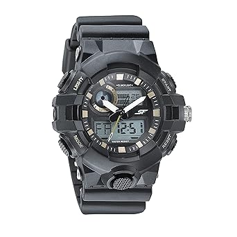 SF Hustler Analog-Digital Dial Mens Watch with Night Vision Backlight, Dual time & Alarm Feature Manufactured by Titan Company Ltd