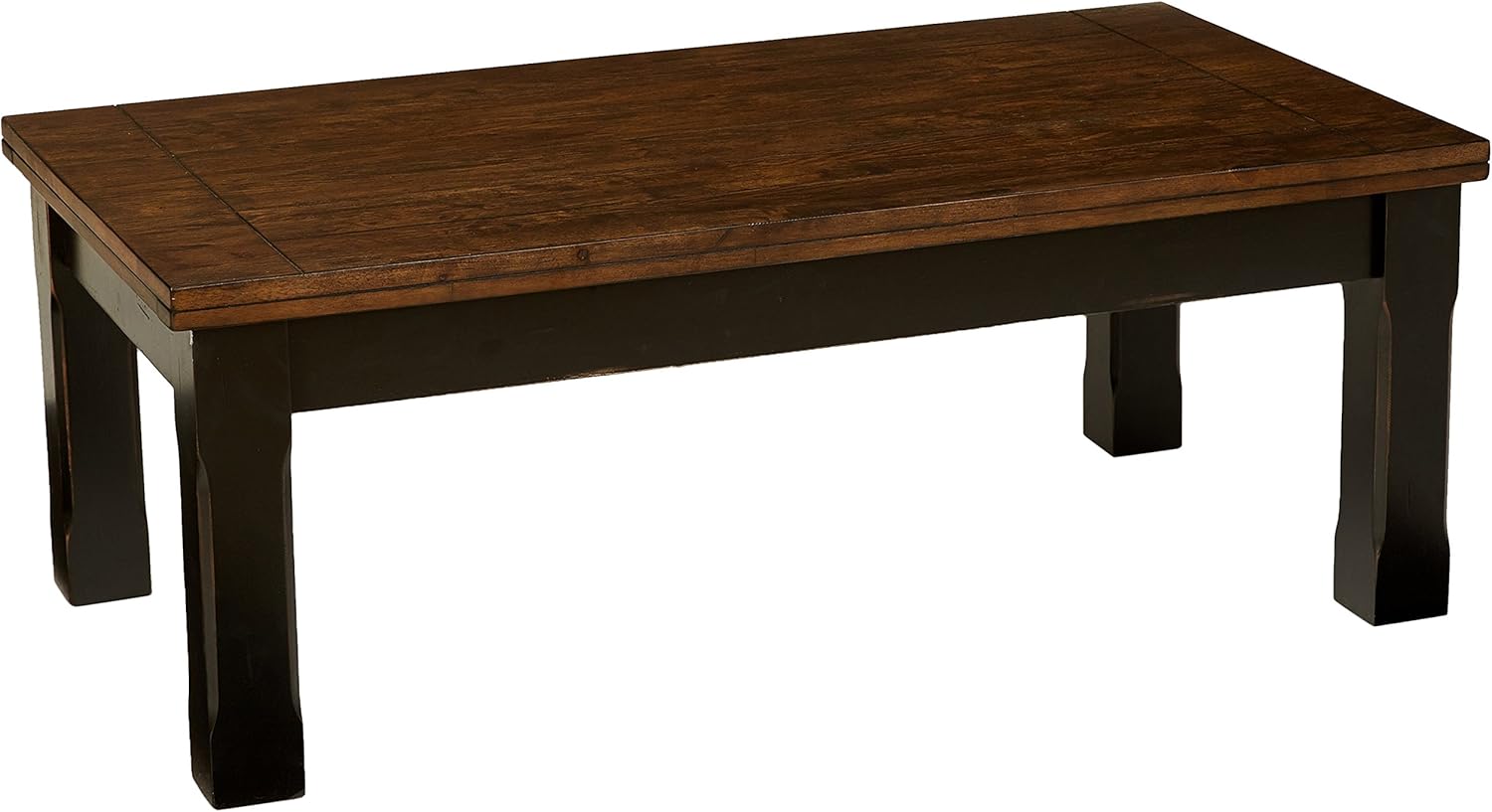 Lane Home Furnishings Rectangular Cocktail Table, Black/Oak