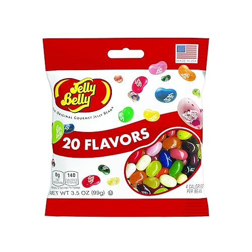 Jelly Belly Jelly Beans, 20 sabores, 3.5 onzas (paquete de 12)