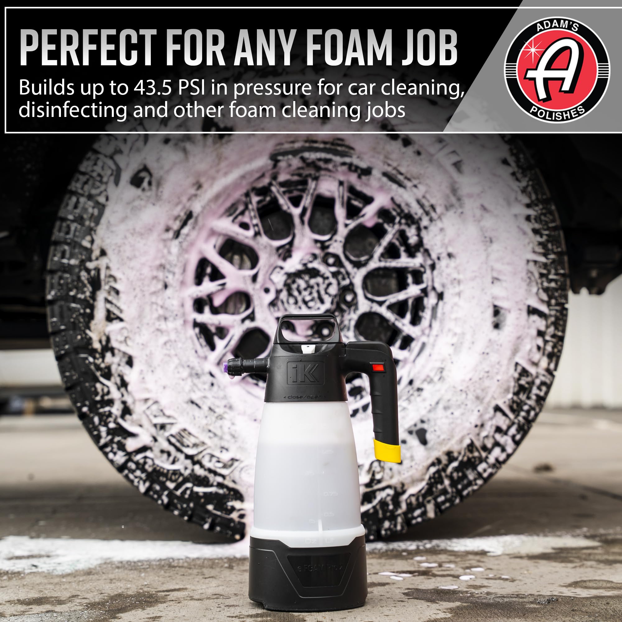 Amazon.com: Adams x Ik eFoam Pro 2 - Electric Foam Sprayer for Car