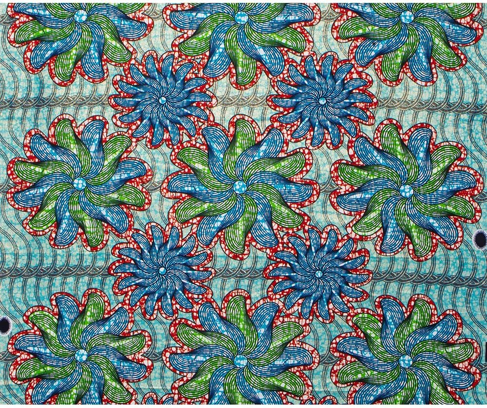 HollandaisWax African Real Wax Fabric Gold Wax Print Batik Soft Pagne Nigeria Ankara Wax Fabric 1520