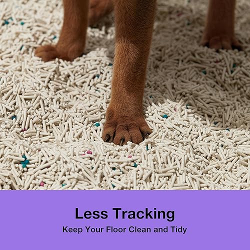 Miniatura 8 de VETRESKA Natura Kitty Arena para gatos, arena para gatos de tofu, aglutinante, ultra absorbente, control de olores, arena de tofu, sin polvo, bajo