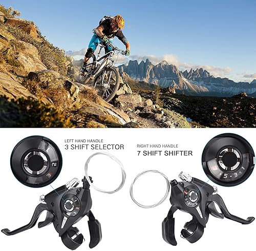 Miniatura 6 de DMAIP 2 unids profesional EF51-7 3x78 2124 velocidades MTB bicicleta bicicleta izquierda derecha palanca de freno conjunto