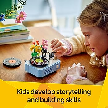 LEGO Creator 3 in 1 Record Player with Flowers - Building Toy with