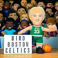 Vista 2 de Boston Celtics - Figura de peluche de Larry Bird de 10 pulgadas, una leyenda para jugar o exhibir