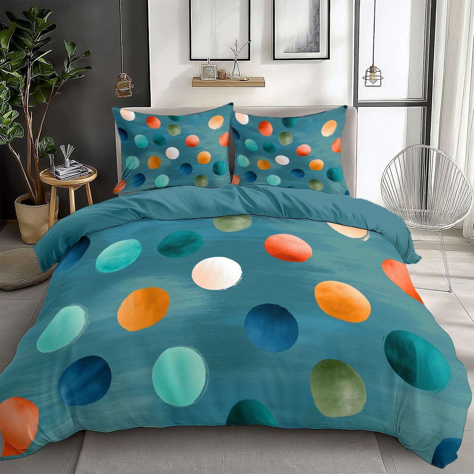 Housse de couette hypoallergénique légère et respirante 200x200