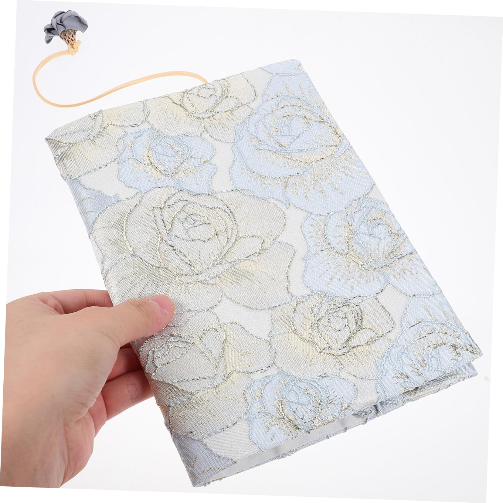 Angoily 5 Piezas Cubierta de Libro Mano Protector Funcional y Decorativo de Elegante Amantes de Libros Protección contra Suciedad y Daños