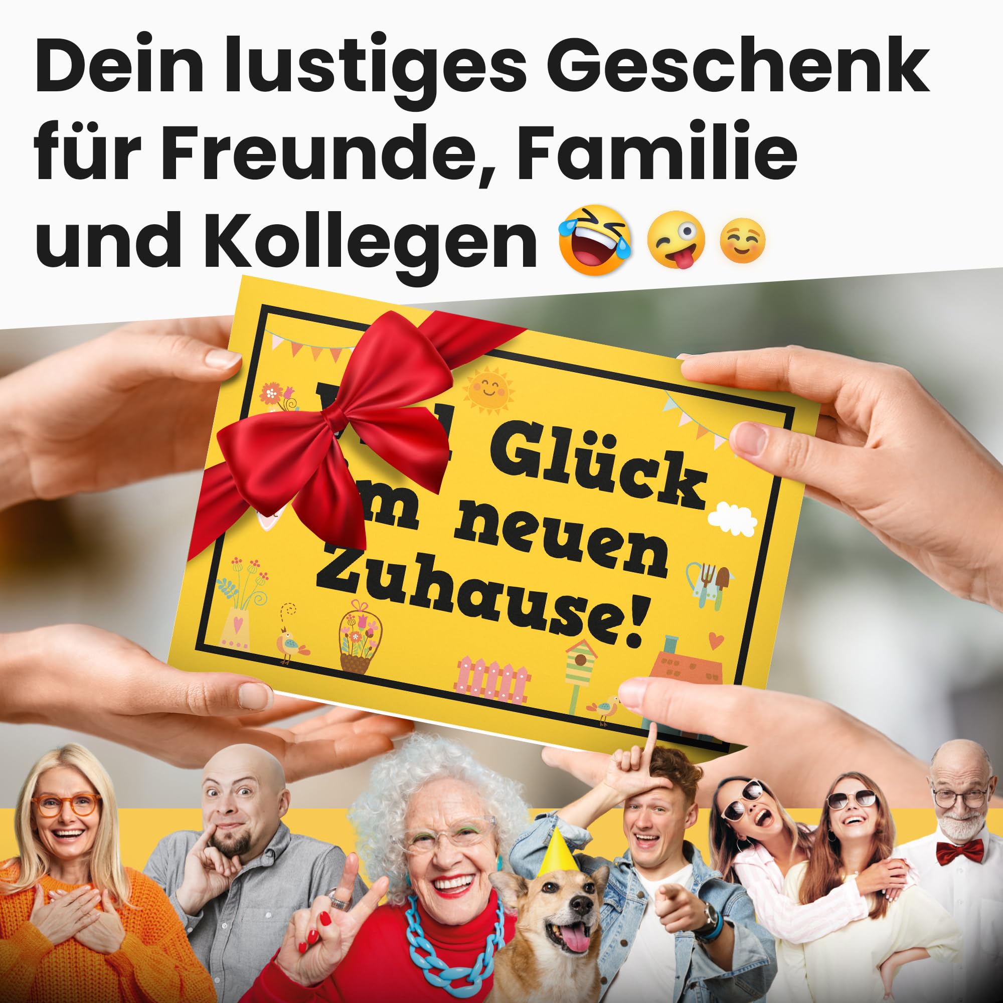 DankeDir! Viel Glück im neuen Zuhause, Plastic Sign 30 x 20 cm - Image 3