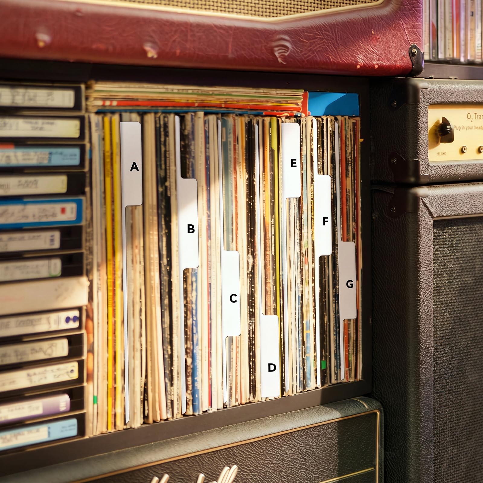 Amazon.com : Marspark 26 Pcs Vinyl Album Divider, A-Z Record