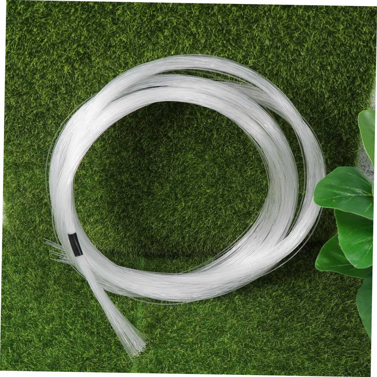 DOITOOL 2sets 2m Led Optical Fiber Light Decorative Curtain Lights Fiber Optic High Brightness Long Use Life 100pcs*2