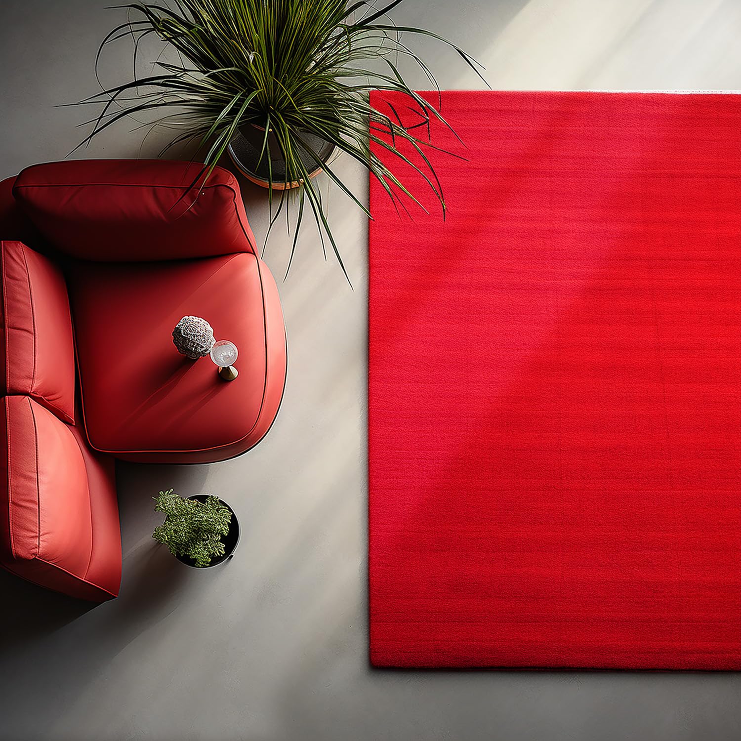 HomebyHome Waschbarer Teppich Kurzflor Modern Einfarbig Weich rutschfest Maschinenwaschbar Pflegeleicht für Wohnzimmer Schlafzimmer Flur Esszimmer