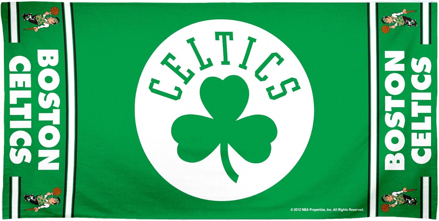 NBA Boston Celtics 30 by 60 Fiber Reactive Beach Towel