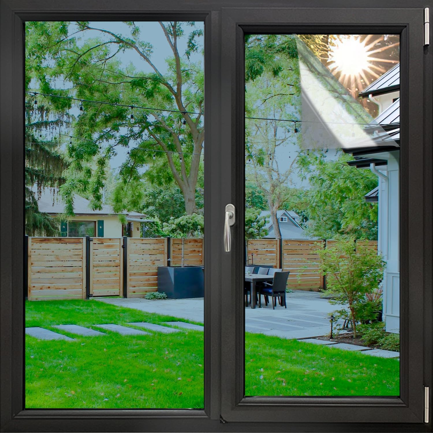 Sun Blocking Privacy Window Film One Way Window Tint for