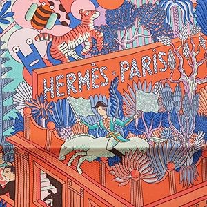 Amazon.co.jp: [エルメス] カレ90 アニマポリス ANIMA POLIS スカーフ