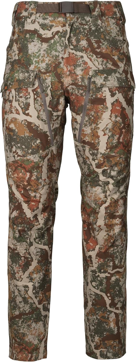 First Lite Men’s 308 Whitetail Pant - Men’s Outdoor 4-Way Stretch Camo Hunting Pants with Hip Vents, Year Round Hunting Gear