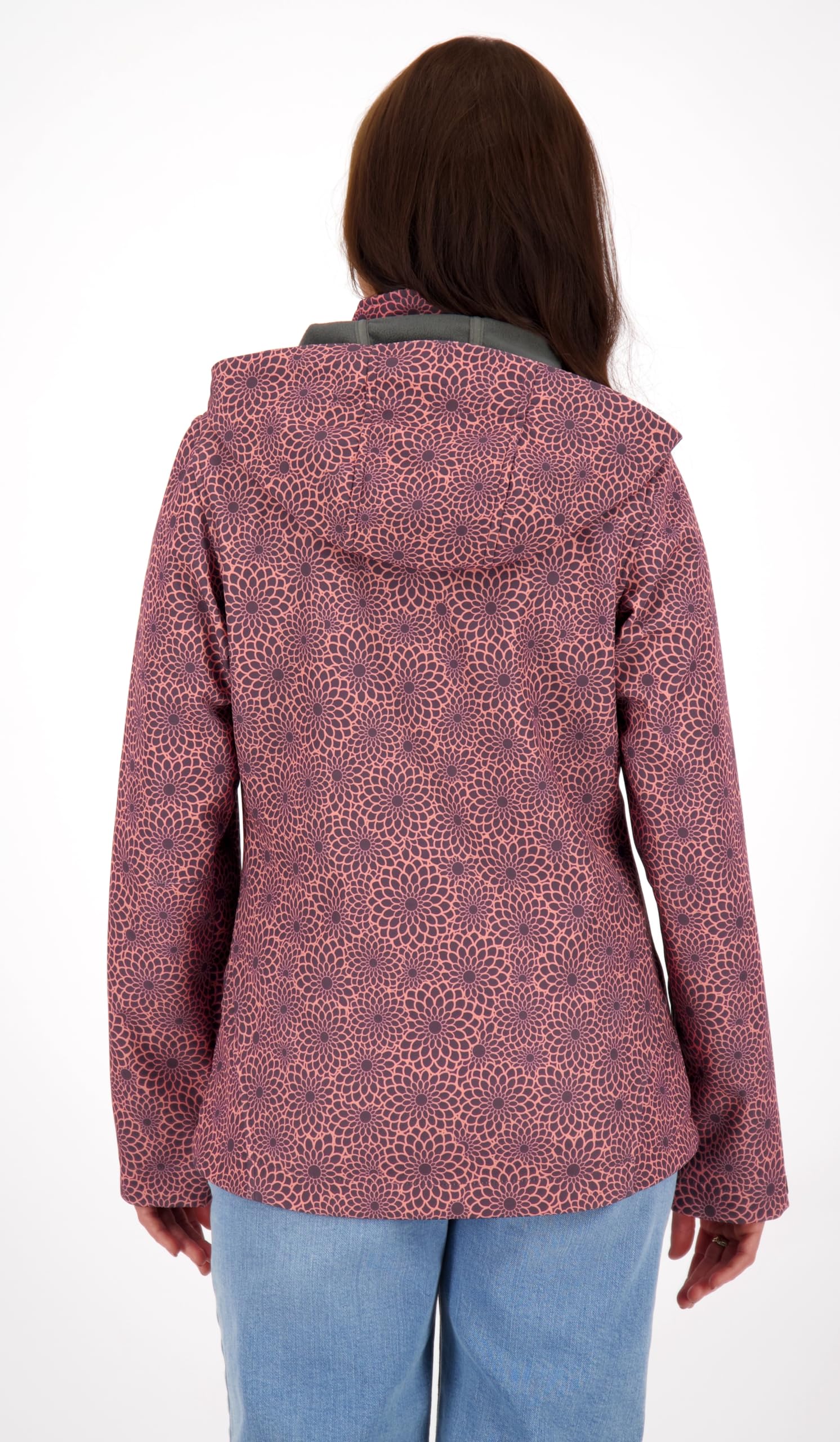 DEPROC A.C.T.I.V.E Damen Softshelljacke Mit Abnehmbarer Kapuze Übergangsjacke Windbreaker Shelby Peak Chaqueta Softshell Mujer