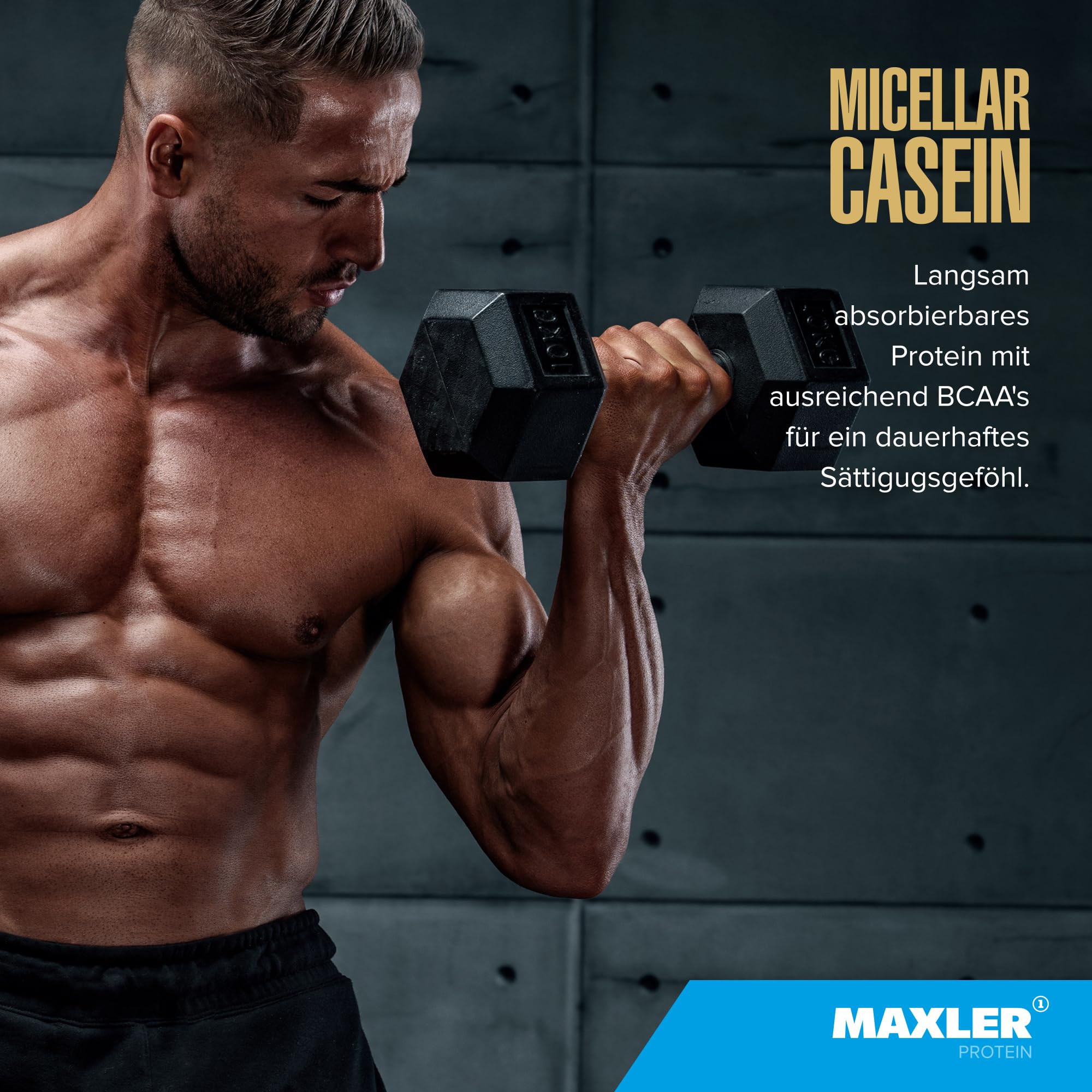 Maxler Caséine micellaire – 26 g de protéines par portion – Profil riche en acides aminés – Texture crémeuse – Goût agréable – Protéines de caséine issues de matières premières de qualité – Cookies