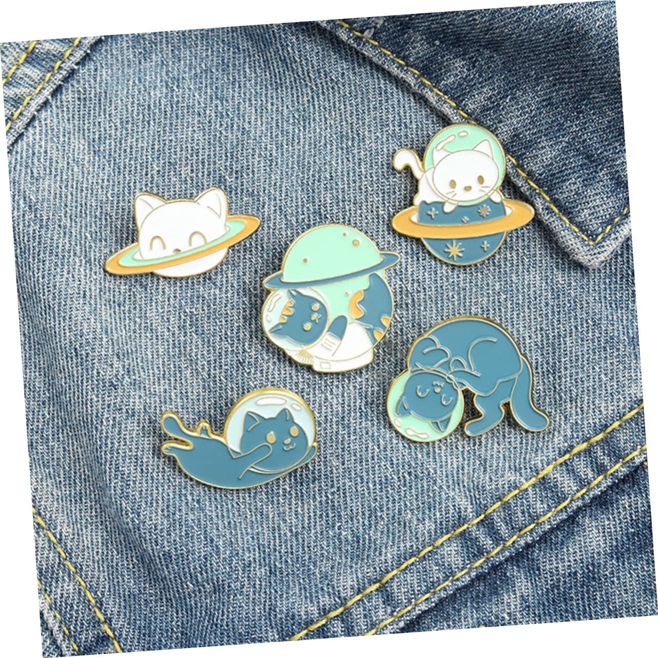 Animal Pin Set 5 PCs Dekorative Staschpins Mode Frauen Brosche Leicht und bequem