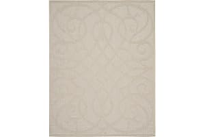 Nourison Palamos Neutral Rug for Living Room 8x10: Timeless Elegance for Modern Homes