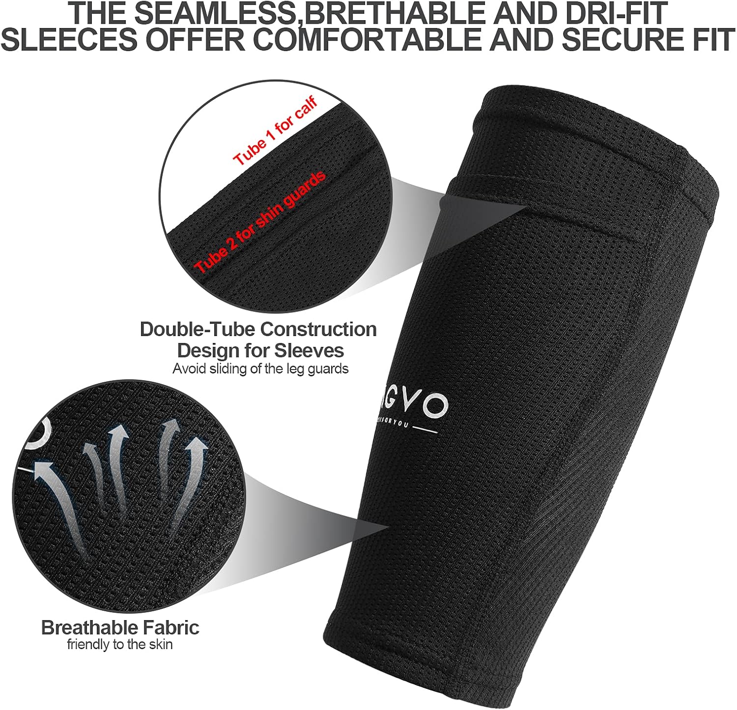 TAGVO Soccer Shin Guards for Youth Kids, Shin Pads and Shin Guard Sleeves for Boys Girls, Soccer Gear for Football Games Matches Training, EVA Cushion Protection Reduce Shocks and Injurie : Sports & Outdoors