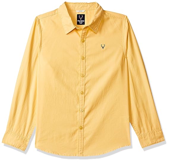 Allen Solly Junior Boys Plain Regular fit Shirt