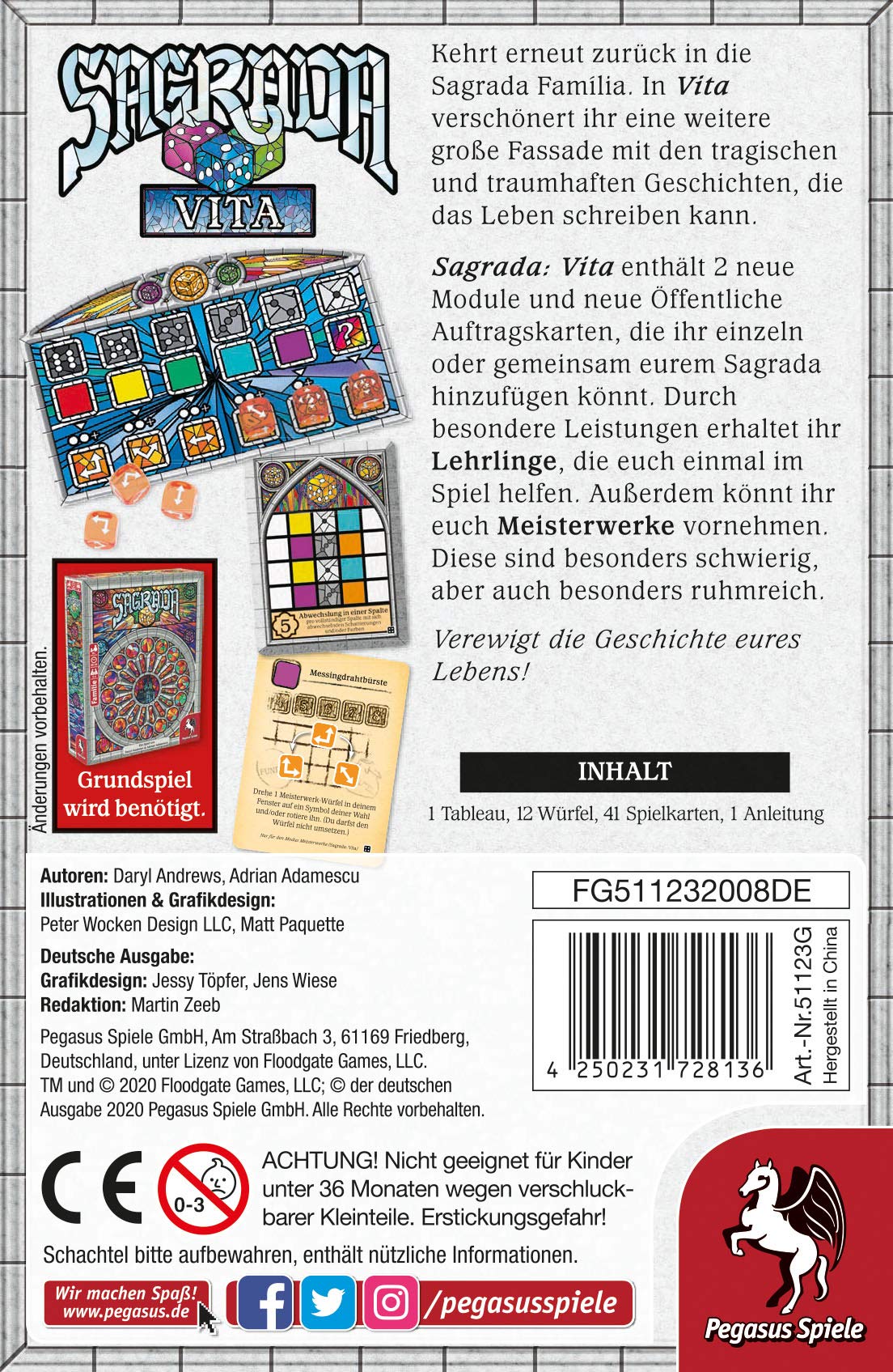 Sagrada: Vita [Erweiterung]