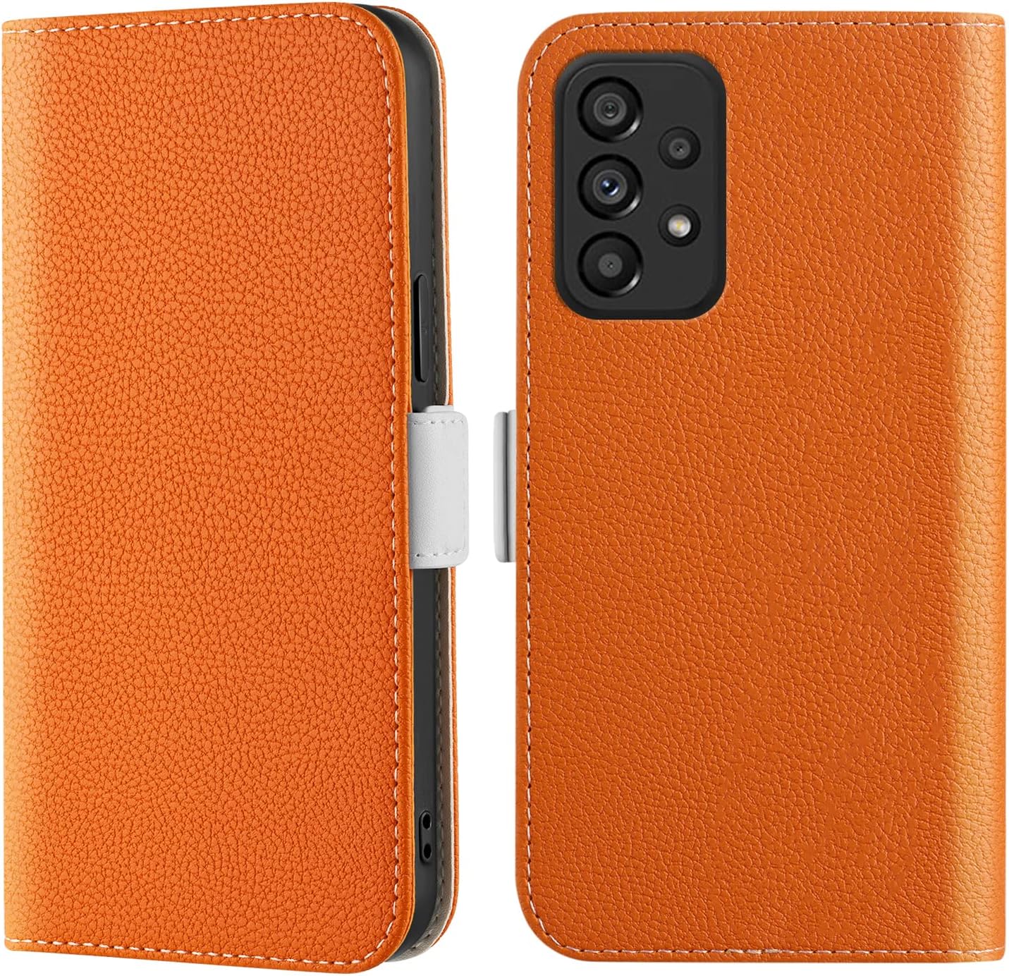 Samsung A13 4G/5G Case, Samsung A04S Flip Case Shockproof PU Leather