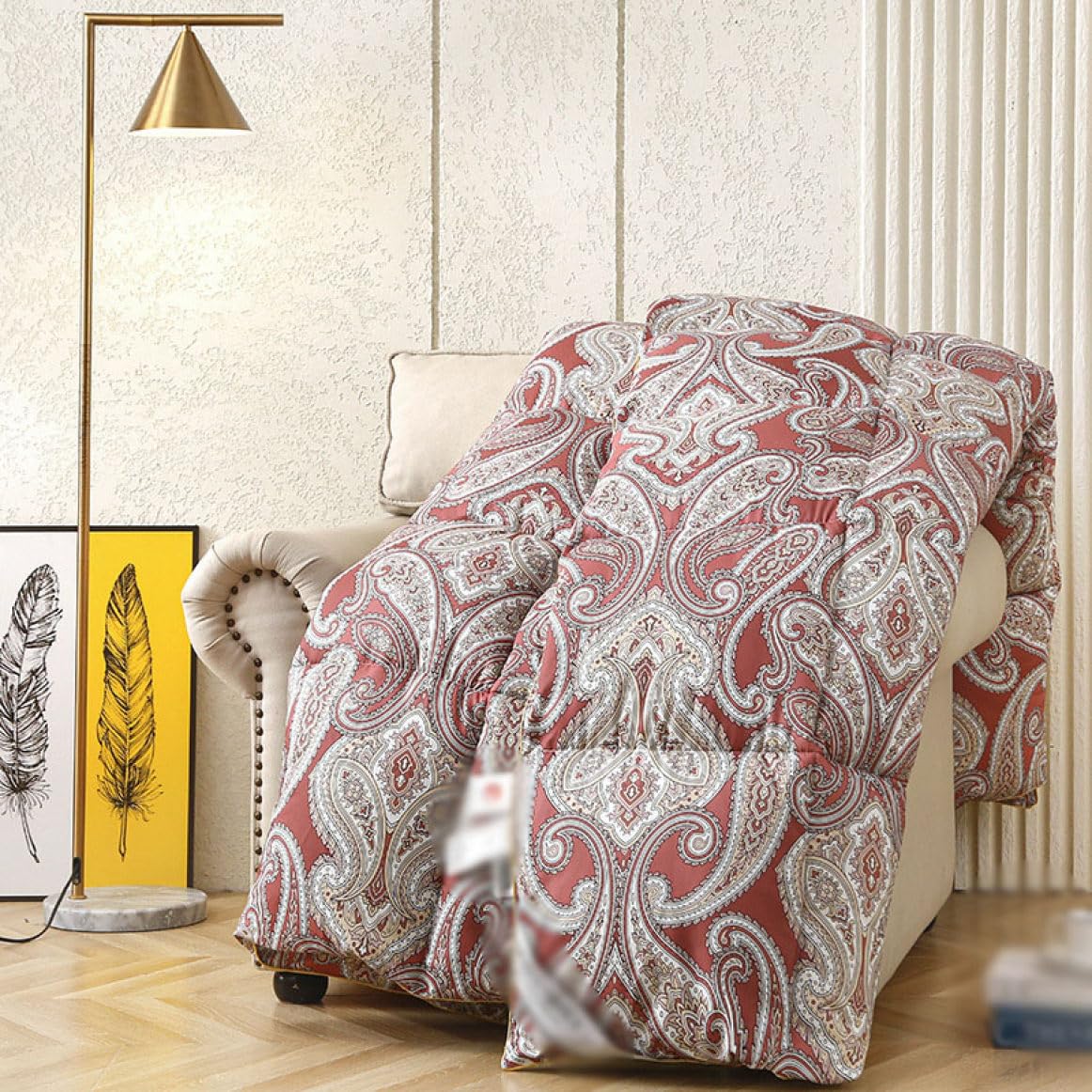 Amazon｜SCTX 羽毛掛けふとん ダブルロング 220*2404.5kg 羽毛布団