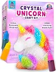 Kit de culture de cristal pour les enfants de 6 à 9 ans, Faites votre propre expérience de fabrication de cristal sirène, STEM Kit pour les filles, Cadeaux d'anniversaire pour les âges 6 7 8 9, Activité de sciences vacances d'été amusante pour les enfants, jeu d'apprentissage