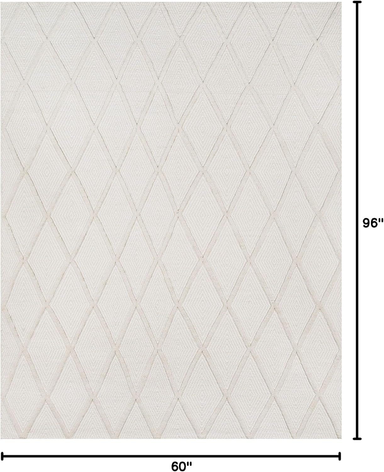 Erin Gates by Momeni Langdon Spring Beige Hand Woven Wool Area Rug 5' X 8'