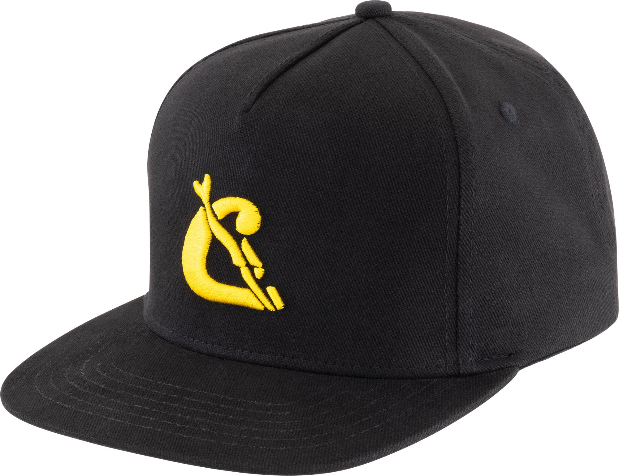 CRESSI Cap - Kappe mit Schirm Sportliche und Funktionelle, Schwarz/Gelb, Einheitsgröße Unisex