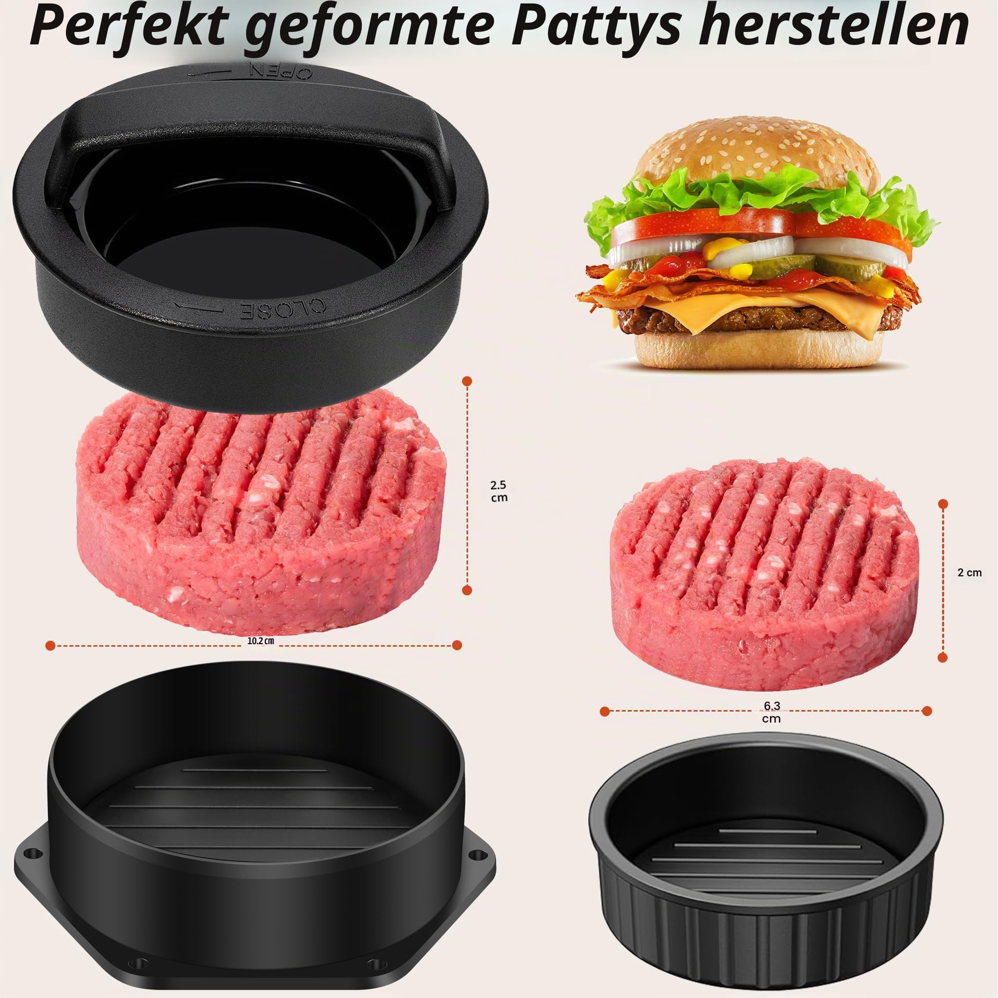 Grilliance 27-TLG Grillspachtel Plancha Zubehör für Männer, Teppanyaki BBQ Grillbesteck Set Edelstahl, Hibachi Smasher Burger Geschenkset mit Pfannenwender, Burgerpresse, Patty-Maker für Blackstone