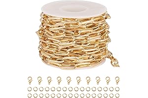 Kyutong Chain Ring Jewelry Roll: Expressions Unleashed in Gleaming Gold