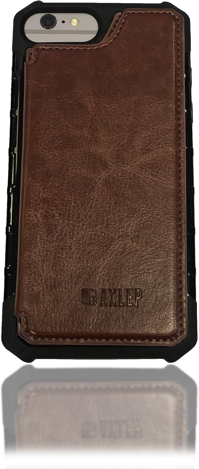 Up To 50% OFF iPhone 8 Plus/7 Plus/6s Plus Wallet Case - AXLEP Credit Card Holder RFID Protected Apple Wallet Case W/Leather Slot, ID Badge Holder & Side Mirror for Essentials Compacted Daily-Use (Brown) Promo Discount Up To 70% Off iPhone 8 Plus/7 Plus/6s Plus Wallet Case - AXLEP Credit Card Holder RFID Protected Apple Wallet Case W/Leather Slot, ID Badge Holder & Side Mirror for Essentials Compacted Daily-Use (Brown)