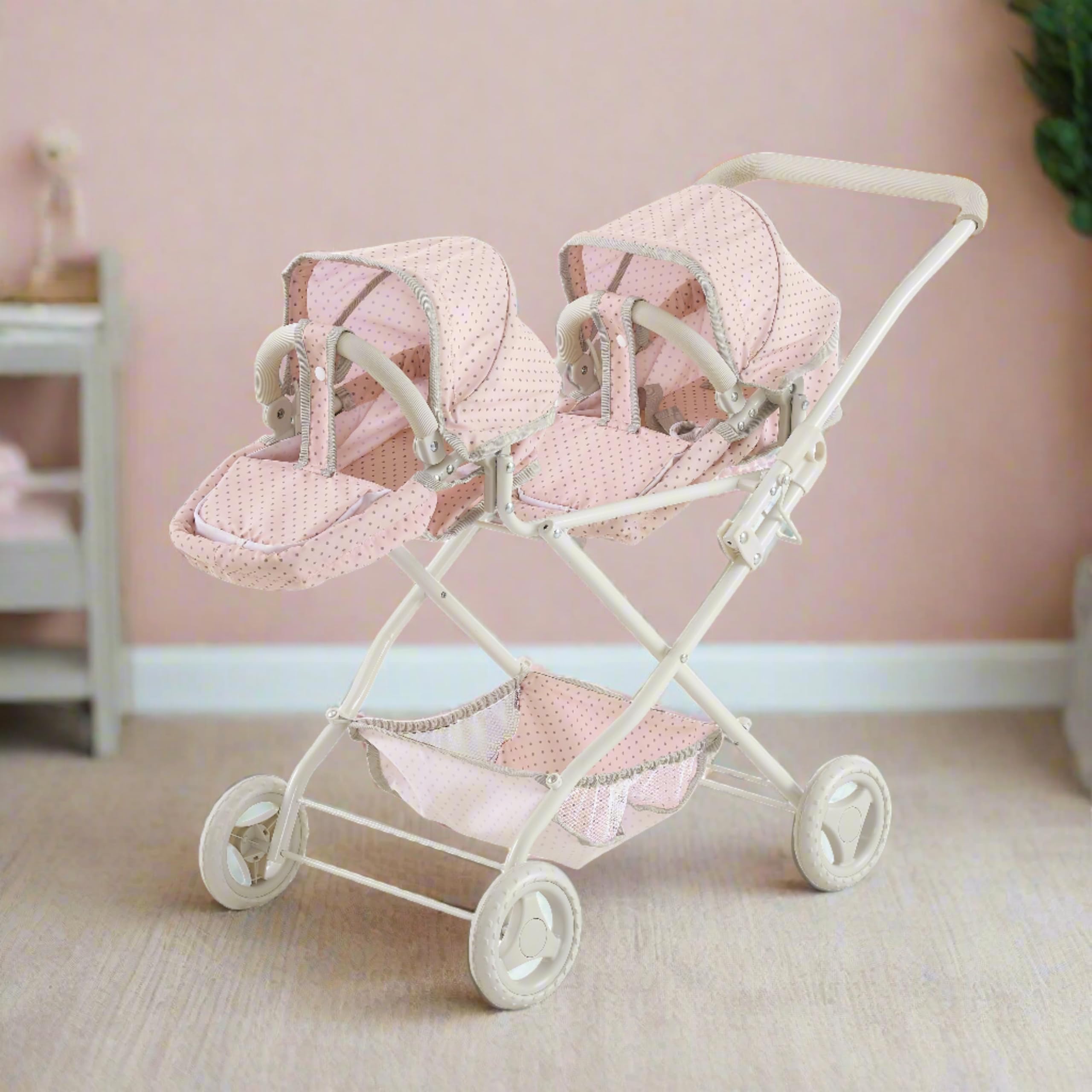 Amazon.com: Olivia's Little World Twin Baby Doll Stroller