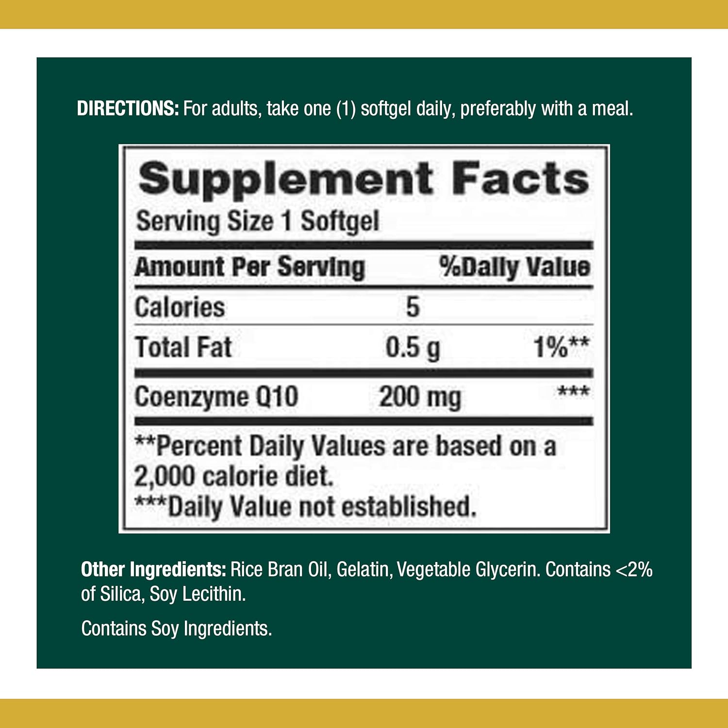 CoQ10 by Nature's Bounty, Dietary Supplement, Supports Heart Health, 200mg, 80 Softgels : Health & Household