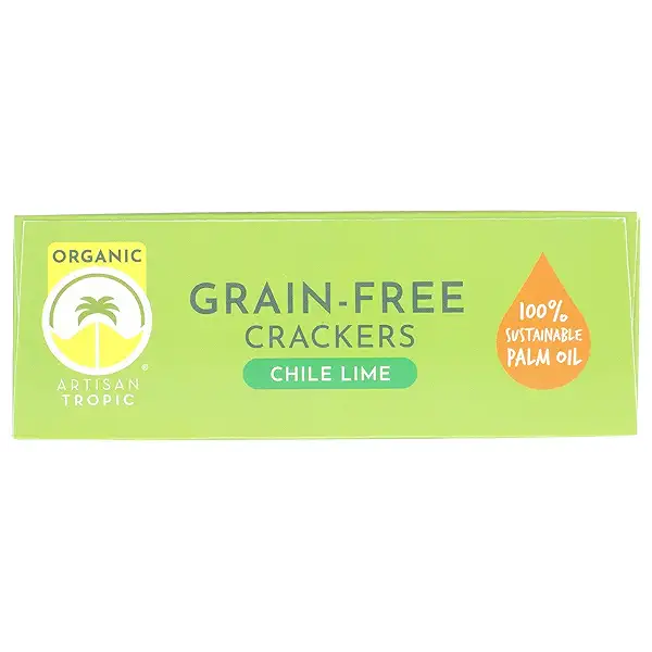 Artisan Tropic Reelie Organic Jalapeno Lime Crackers, 4.25 OZ 6