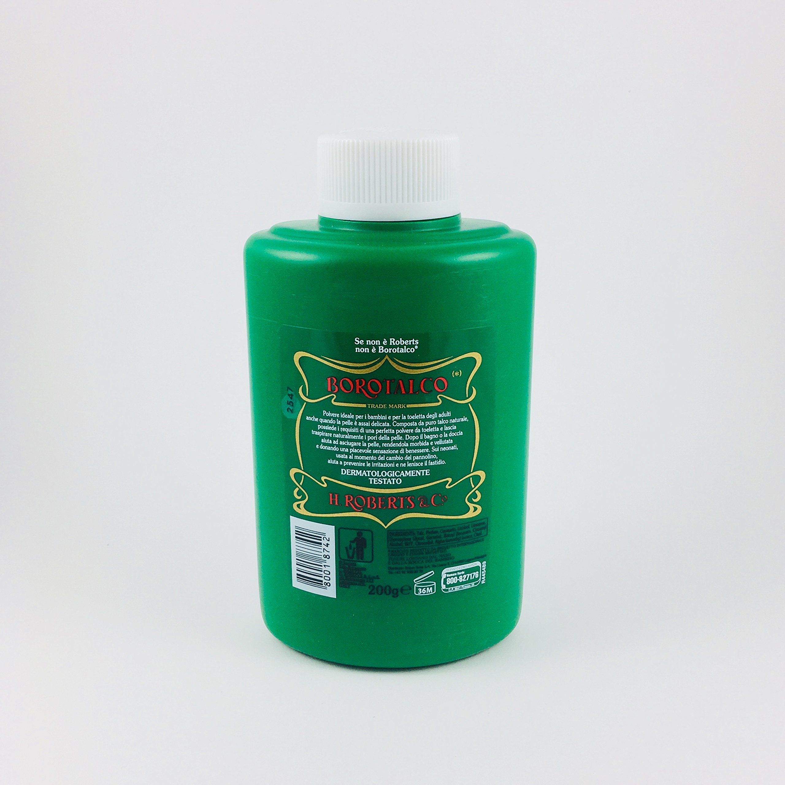 Borotalco Roberts corpo polvere/talco in polvere 200 Gr. Dose
