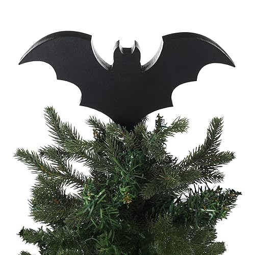 Beeveer 10 Inch Christmas Bat Tree Topper Gothic Christmas Tree