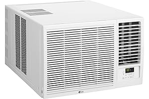 18,000 BTU LG Air Window AC with Heat for Large Rooms