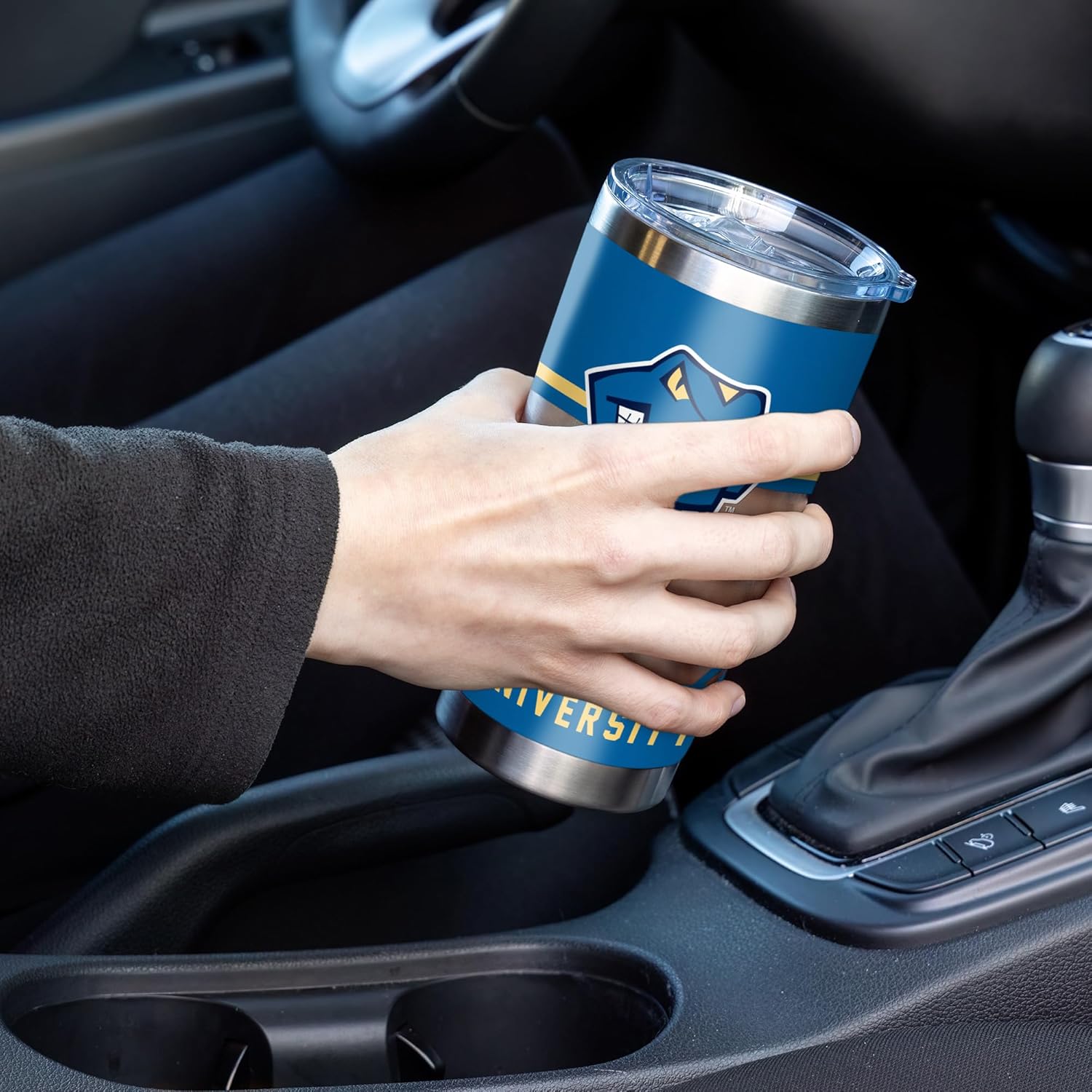 Rico Industries NCAA St Mary's University Rattlers Standard 20oz Stainless Steel Tumbler with Lid - Great For Coffee, Tea, Water or Cocktails - Image 3