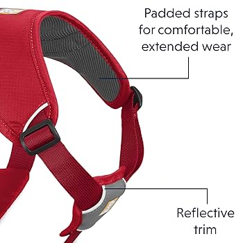 RUFFWEAR ウェブマスターハーネス 【日本正規品】 (M, レッドカラント ラフウエア 国内正規品取扱店 犬ハーネス抜けにくい 犬ハーネス