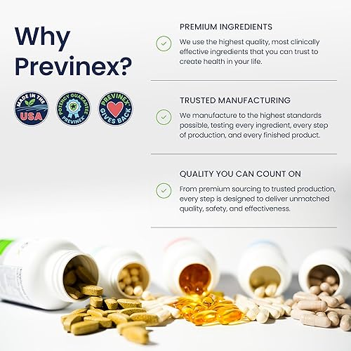 Miniatura 3 de Previnex Multivitamin, Mineral y Antioxidante Plus - Multivitamina para hombres y mujeres con nutrientes vitales, vitamina C y vitamina D y vitamina