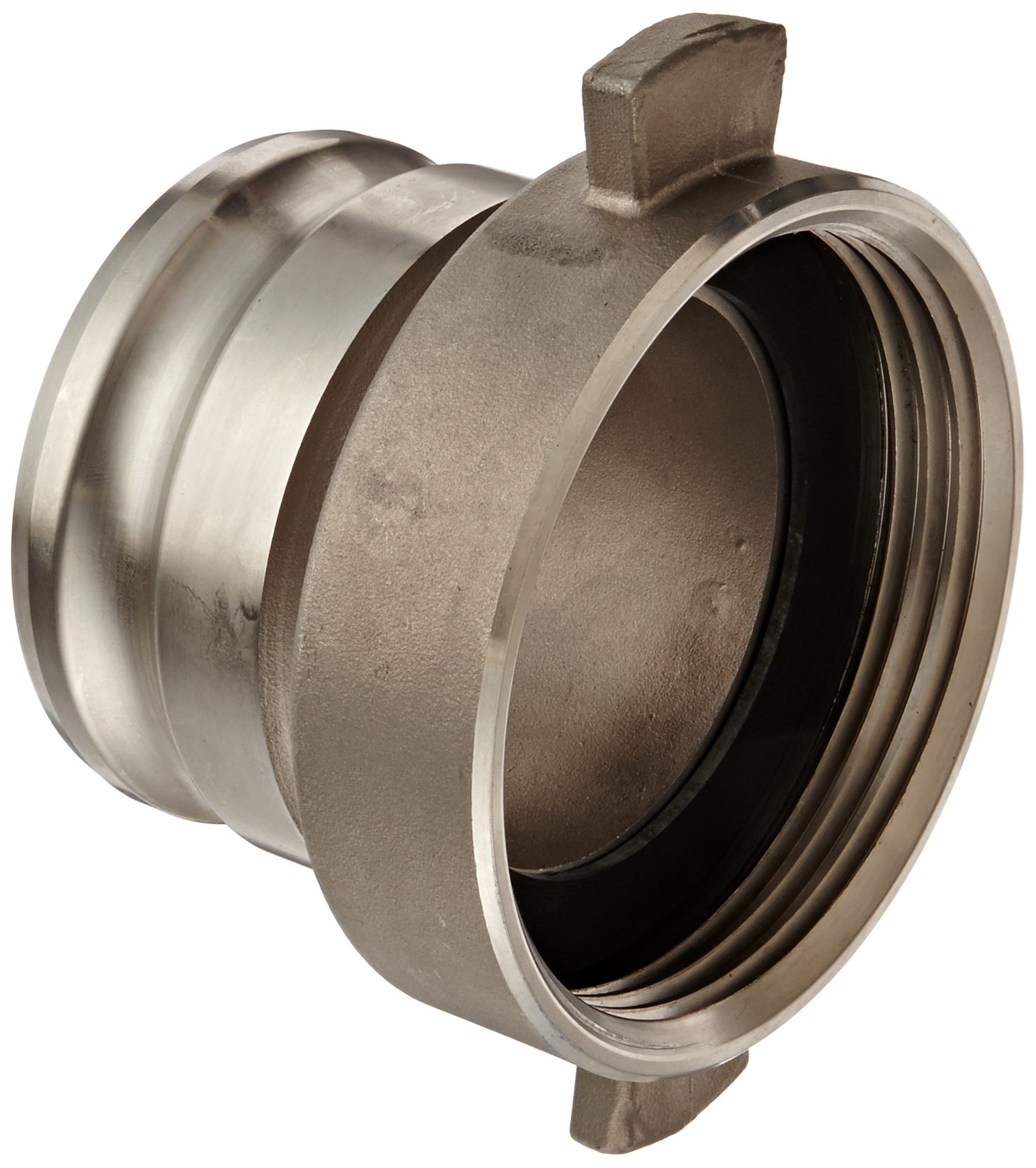 Dixon 400-TCA-SS Stainless Steel 316 Cam and Groove Hose Fitting, Tank Car Adapter, 5